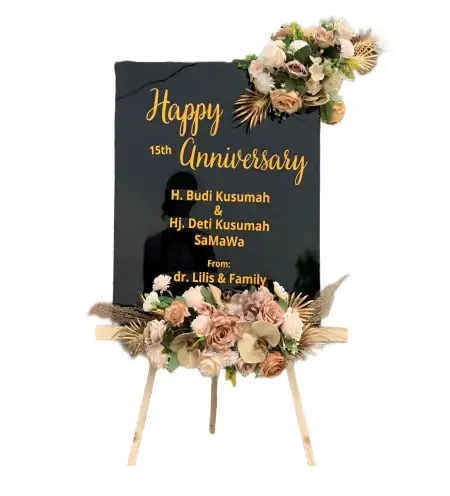 Papan Bunga Akrilik Blang Mangat